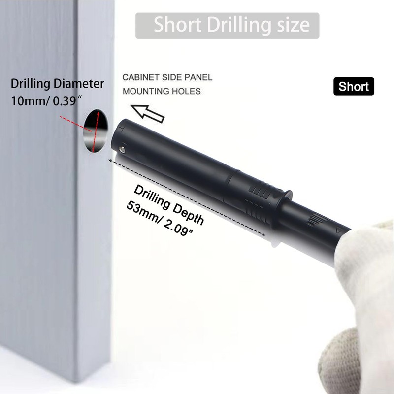 2.87" Push to Open Cabinet Hardware CBRIVE 10 Pack Push