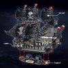 DUANT Pirate Ship Building Block Set, MOC Large Captain Sailboat