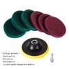 Kichwit 4 Inch Drill Power Brush Tile Scrubber Scouring Pads