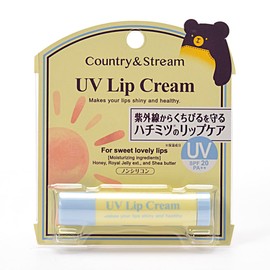 Country & Stream UV Lip Cream HM 0.16 oz (4.5 g) Honey (moisturizing ingredient) Sunscreen Lip