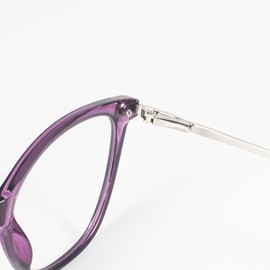 Blue Light Blocking Reading Glasses Computer Gaming Ultra-Lightweight Reading Glassesfor Women… (Purple, 3.25, diopters)