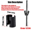 Wire Shelf Clips for 3/4" Post, 25 Pairs 50 Pieces