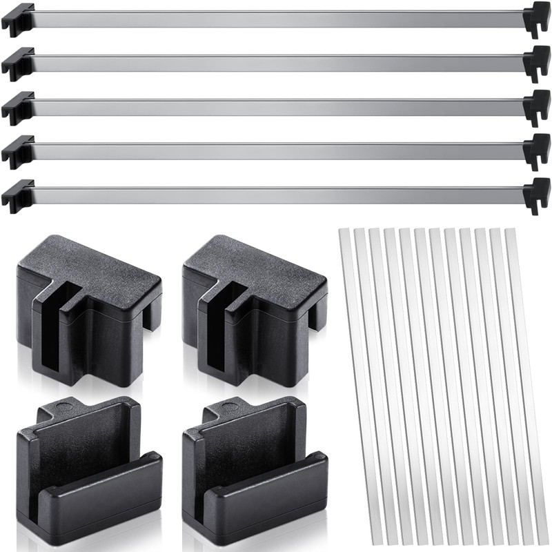 Epakh 36 Pcs Metal File Cabinet Rails Set Include 12