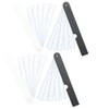 4Pcs Multifunctional Fan Scale Ruler Plastic Drafting Foldable Architect Tool