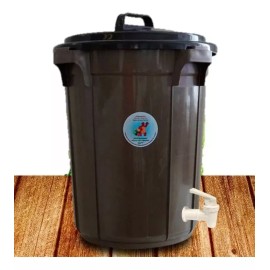 Like Shop Bote De Plástico  Para Agua Con Llave De 45 Litros