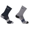 SALOMON Socks Set of 2 EVASION CREW 2-PACK Unisex Adults, L
