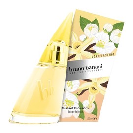 bruno banani, Sunset Blossom Eau de Toilette für Frauen, sinnlich-feminines Parfum mit strahlend-floralem Duft, langanhaltend, 50 ml