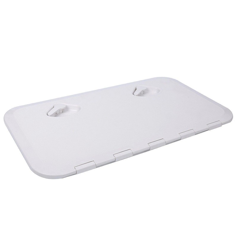 Amarine Made 24" Rectangle Boat Hatch White Inspection Hatch &