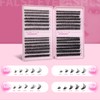 SIISTAS Individual lashes, Cluster Lashes Extensions 546PCS Fluffy Individual Eyelashes