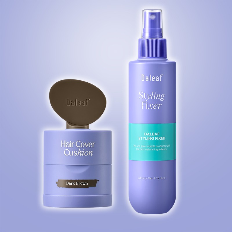 Dalif Glam Hair Cover Cushion + Glam Styling Fixer 200ml