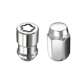 McGard For Acura SLX 1996 1997 Lug Nuts | Chrome | M12 By 1.25 Thread Size | 13/16 Inches Hex Size | 1.50 Inches Overall Length | Cone Seat Nut Style | Sold As A Kit