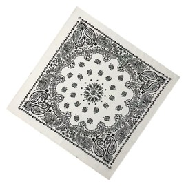 The largest selection Paisley Bandana Bandana, Paisley Pattern, Standard, Regular Size, 21.7 x 21.7 inches (55 x 55 cm), white