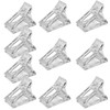 10 Pieces Transparent Nail Clips, Gel Nail Clips, Crystal Nail