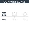 Sealy Essentials Down Alternative & Memory Foam Pillow, Standard/Queen, White