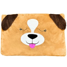 Happy Nappers Pet Bed in A Box Slipcover: Biscuit The Beige Dog - XLarge - 42x28 Character Bed Case, Stuff & Fill with Your Scent-Pillows-Clothes