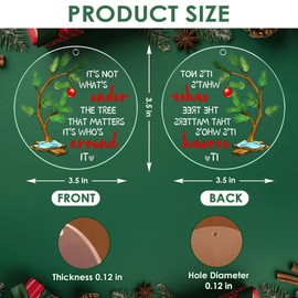 Christmas Ornament Gifts for Men, Women - Christmas, Birthday Gifts for Family, Friends, Couples, Husband and Wife, Christmas Decor Gifts Ideas - Christmas Tree Decoration Acrylic Ornament