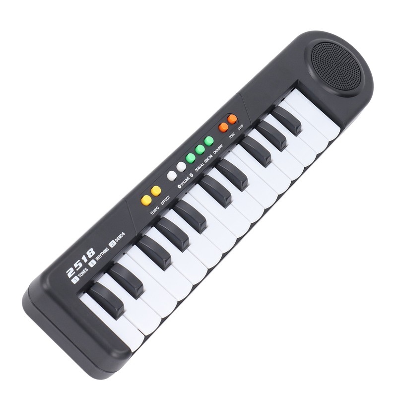 25 Keys Piano Keyboard Adjustable Tones Electronic Kids Keyboard Music
