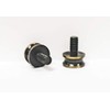 Lamp Finial Adapter-Solid Brass, Aged Brass Finish (1 pc.)