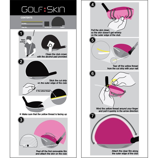 Golf Club Head Protection Full Skin_F80