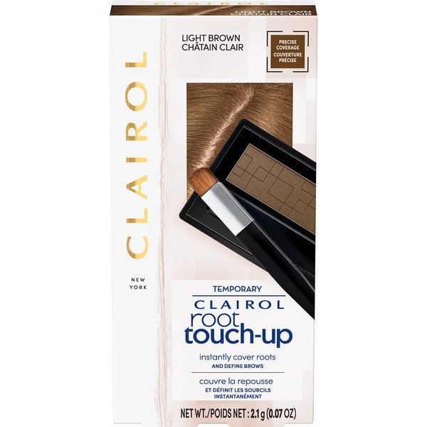 Clairol Root Touch-Up Concealing Powder, Light Brown, 1 Count