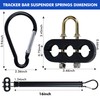Vitonsbay 16" Single Tender Spring Kit Heavy Duty ABS Air