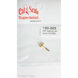 Cal-Scale HO #669 Nathan Air Horn M3HR2 (Brass Casting) 1:87th Scale