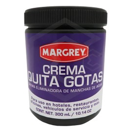 Crema Removedora de Manchas de Agua Margrey 300g para Cristales y Parabrisas