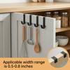 Vorruil Over Cabinet Door Hooks, 20 Pack Metal Cabinet Kitchen