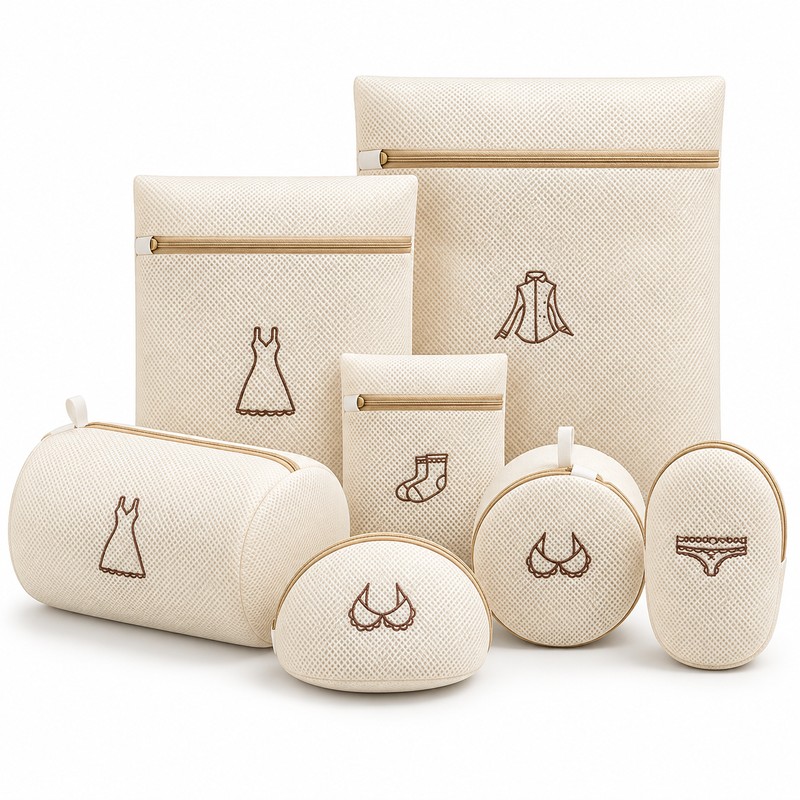 Reusable Fine Mesh Laundry Bags for Delicate Clothes – Polyester
