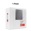 Staples 976179 Standard 5-Inch D 3-Ring View Binder White (26360-Cc)