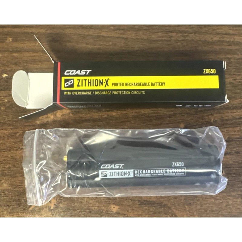 Coast ZITHION-X Li-Ion Rechargeable Battery ZX650 for The Polysteel 700