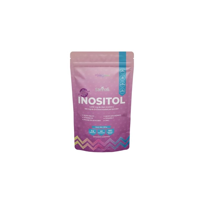 Inositol Myo Y D-chiro En Polvo De 225g - Ácido