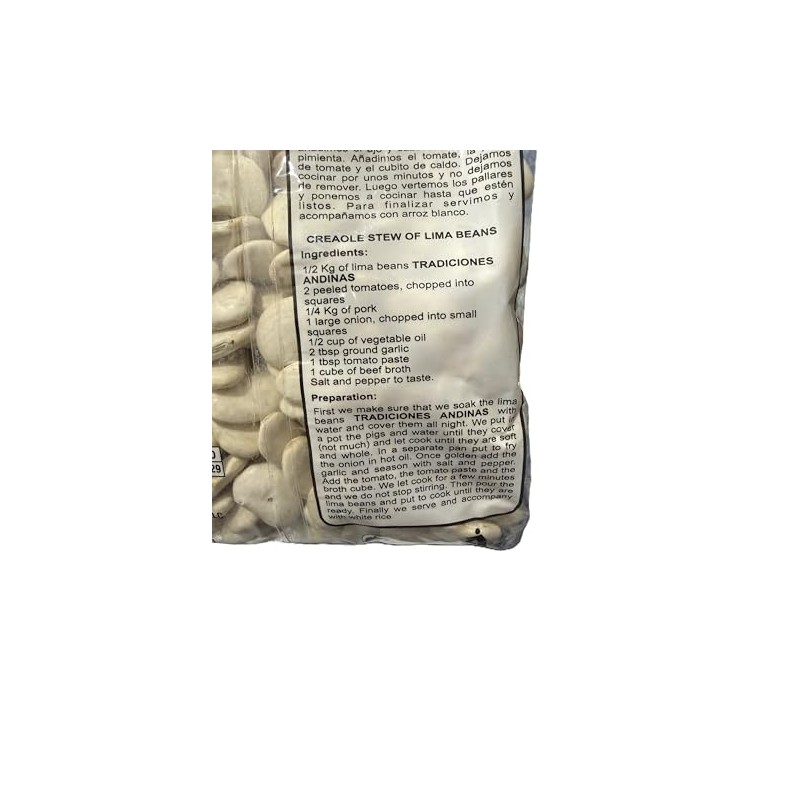 Pallares - Lima Beans - Peruvian beans - 15 oz/425g