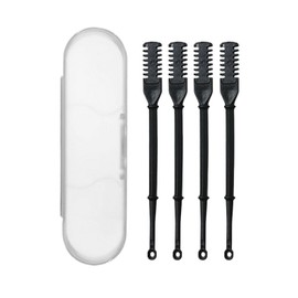 AIXXCUVQ 3pieces Lightweight Nose Trimming Artifact For Grooming Anti-Slip Handle For Comfortable Grip Easy To Shave Hair, Black, 3-pack packaging