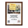 3-B Bari Rustic Picture Frame, Dark Brown/Gold, 21 x 29.7