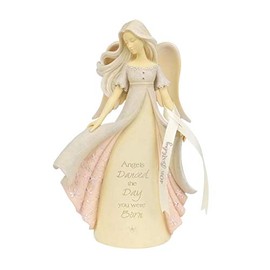 Enesco Foundations 40th Birthday Angel Figurine, 7.6 Inch, Multicolor