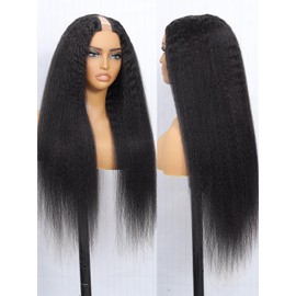 DMKEEP U Part Human Hair Wig 12A Upgraded Glueless Wigs Human Hair Straight U Part Wig Human Hair Wigs for Women 20 Inch