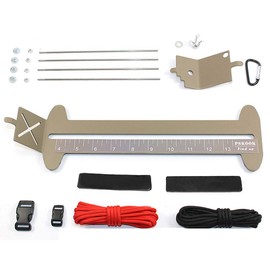 ERYUE Paracord Bracelet Jig Kit Paracord Tool Kit Weaving DIY Maker Tool with No Slip Rubber Feet from 4 Inches to 13 Inches Long