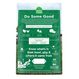 Open Farm, Grain Free Dry Cat Food, High-Protein Kibble for a Complete & Balanced Diet, Non-GMO Fruits & Vegetables, Prebiotic Fibers to Support Digestion, Homestead Turkey & Chicken Recipe, 8lb Bag