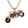 XSMZB Motorcycle Cremation Jewelry for Ashes Penadant Locket Stainless Steel