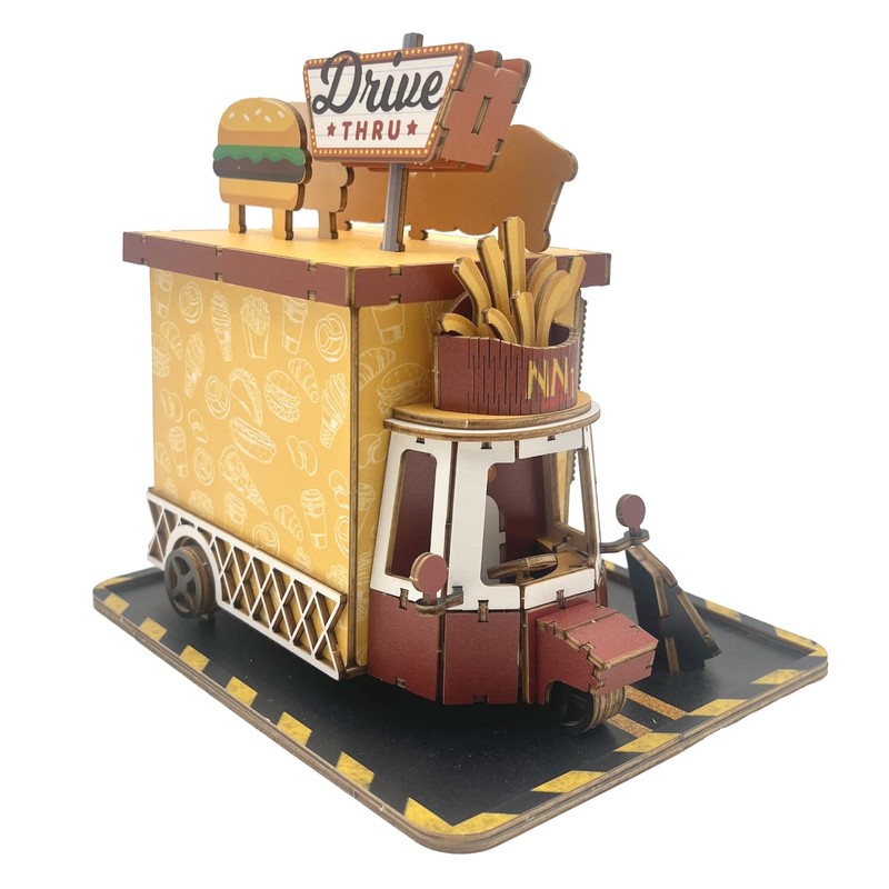 Wood Model Kit BOOK Burger Truck (Age 15+) KO635274