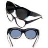 Face Shadow Polarised Over Sunglasses Over Normal Glasses Women's UV400