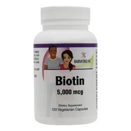 Bariatricpal Biotina 5000 Mcg Cápsulas 120 Fácil Ingesta