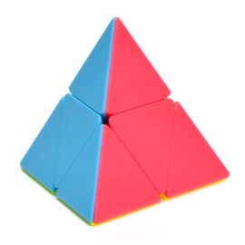 CuberSpeed Pyramorphix stickerless Speed Cube Pyramid 2x2 Cube Triangle Speed Cube Puzzle