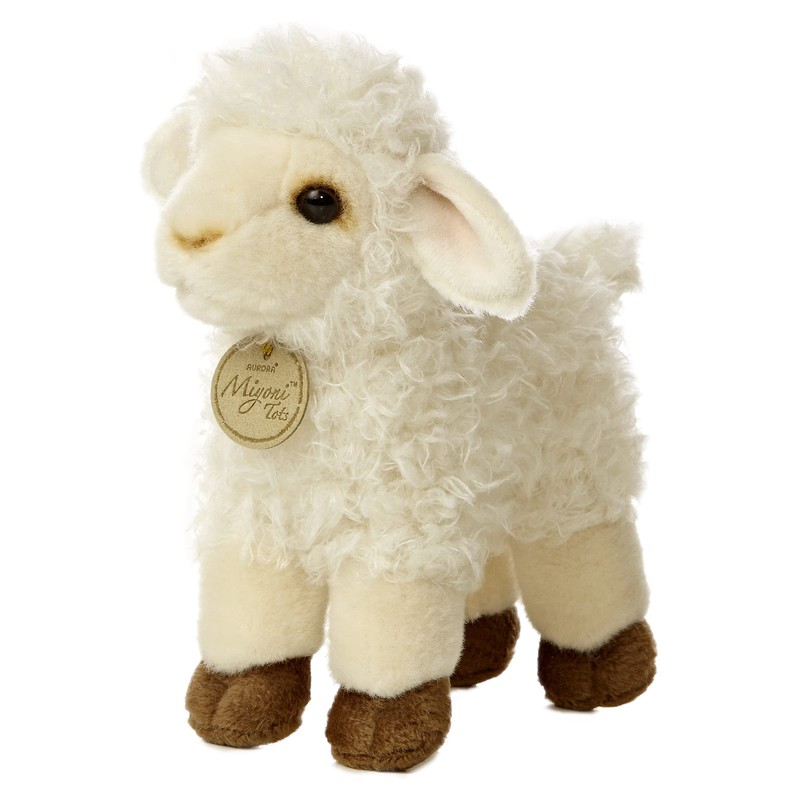 Aurora® Adorable Miyoni® Tots Baby Lamb Stuffed Animal - Lifelike