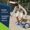Hoverstar Bluetooth Hoverboard with LED Wheels Chrome Color Self Balance