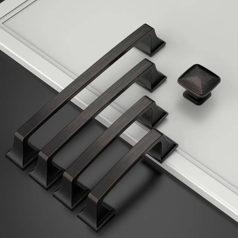 Amerdeco 10 Pack Oil Rubbed Bronze 3-3/4 Inch(96mm) Hole Centers