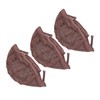 3pcs Stretchable Stocking Wig Cap Breathable Nylon Mesh Hat for