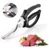 Poultry Shears, Sharp Stainless Steel Poultry Scissors for Meat, with