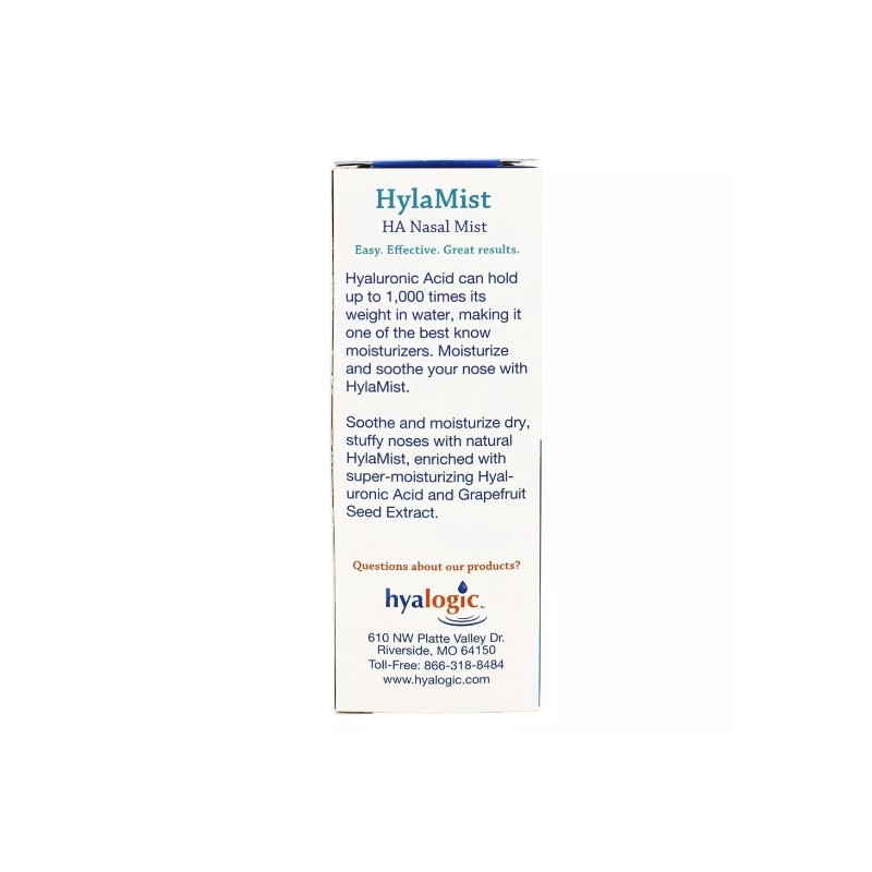 Hyalogic Hylamist Nasal Mist with Hyaluronic Acid & Grapefruit Seed